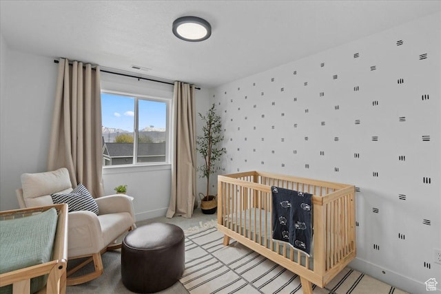13741 S 3870 W, Riverton, UT 84065 - bedroom with baseboards and a nursery area