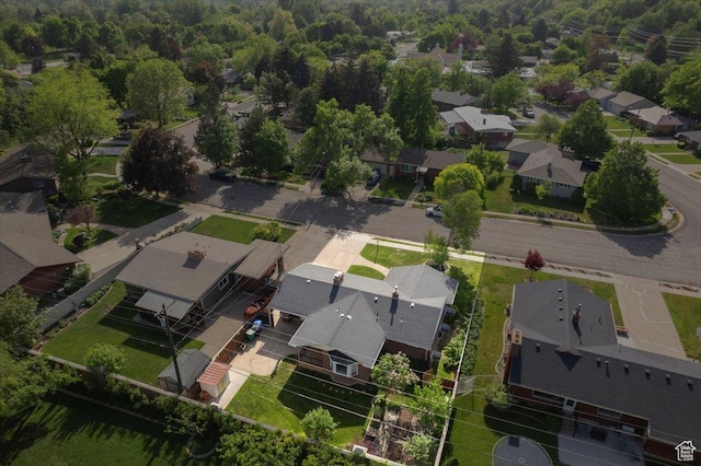 aerial perspective of suburban area