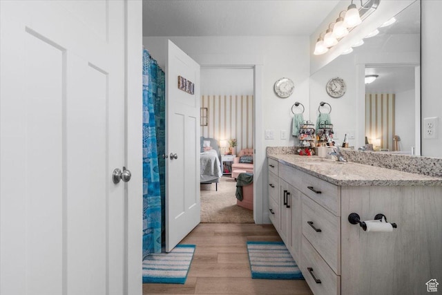 40 E 920 N, Santaquin, UT 84655 - ensuite bathroom with wood finished floors and vanity