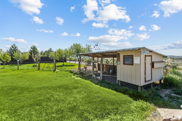 9288 N Harmony Way, Eagle Mountain, UT 84005 - view of poultry coop with a lawn