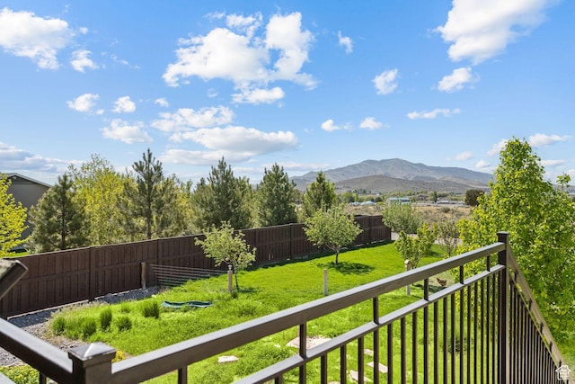 9288 N Harmony Way, Eagle Mountain, UT 84005 - balcony featuring a mountain view