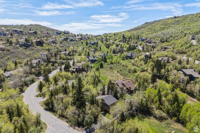 3339 W Big Spruce Way, Park City, UT 84098 - aerial view of residential area with a heavily wooded area