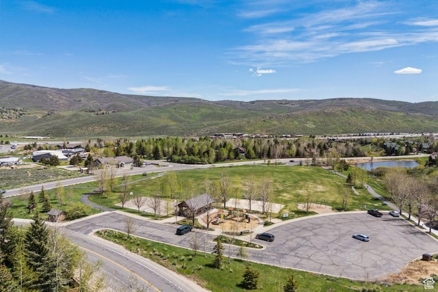 3339 W Big Spruce Way, Park City, UT 84098 - aerial view of property's location featuring a water and mountain view