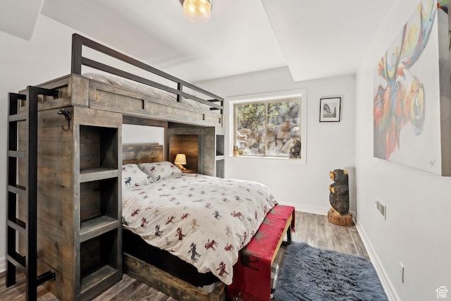 3339 W Big Spruce Way, Park City, UT 84098 - bedroom featuring baseboards and wood finished floors