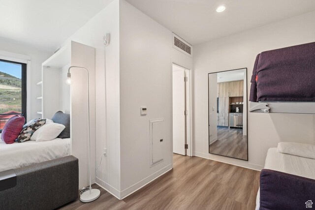 2670 Canyons Resort Dr Unit 238, Park City, UT 84098 - hallway featuring wood finished floors, recessed lighting, and baseboards
