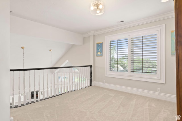 1971 Summerwood Dr, Farmington, UT 84025 - carpeted spare room with baseboards and ornamental molding
