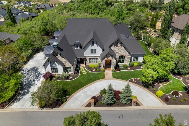 81 E Lone Hollow Dr S, Sandy, UT 84092 - view from above of property