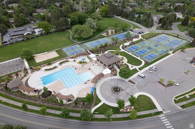81 E Lone Hollow Dr S, Sandy, UT 84092 - view of property location featuring a pool area