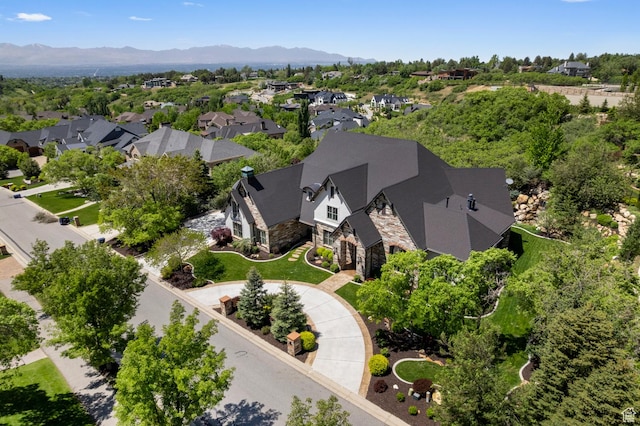 81 E Lone Hollow Dr S, Sandy, UT 84092 - aerial view of residential area featuring mountains