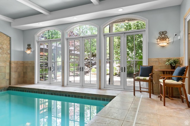 81 E Lone Hollow Dr S, Sandy, UT 84092 - view of pool with french doors