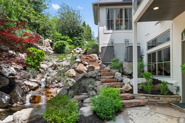 81 E Lone Hollow Dr S, Sandy, UT 84092 - view of yard with central AC unit