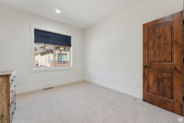13312 N Highmark Ct, Kamas, UT 84036 - unfurnished bedroom with light colored carpet, baseboards, and recessed lighting