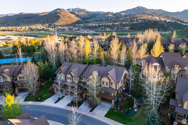 3033 Canyon Links Dr, Park City, UT 84098 - aerial perspective of suburban area featuring mountains