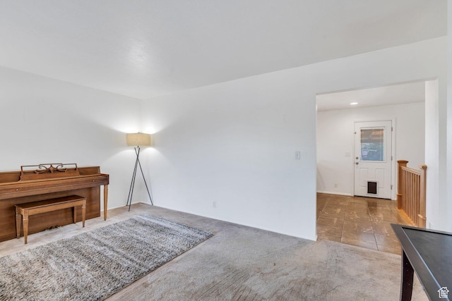 255 E 1230 N, Springville, UT 84663 - carpeted living room featuring tile patterned flooring