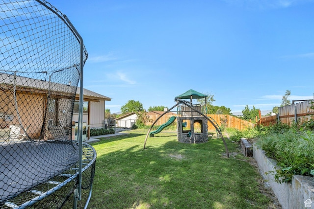255 E 1230 N, Springville, UT 84663 - view of yard with a trampoline