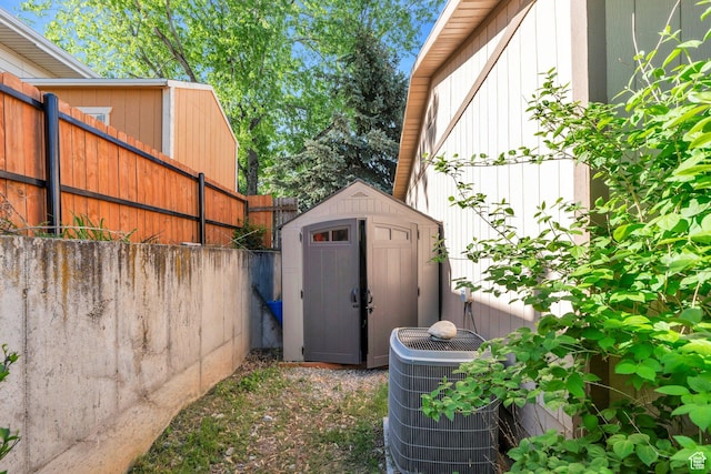 255 E 1230 N, Springville, UT 84663 - view of shed featuring central AC