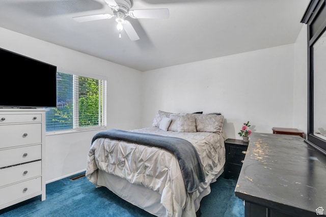 255 E 1230 N, Springville, UT 84663 - carpeted bedroom with a ceiling fan and baseboards
