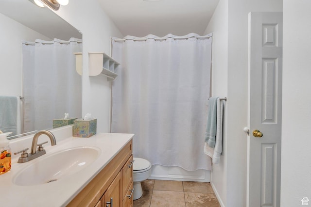 255 E 1230 N, Springville, UT 84663 - bathroom with toilet, tile patterned flooring, vanity, and shower / bath combo