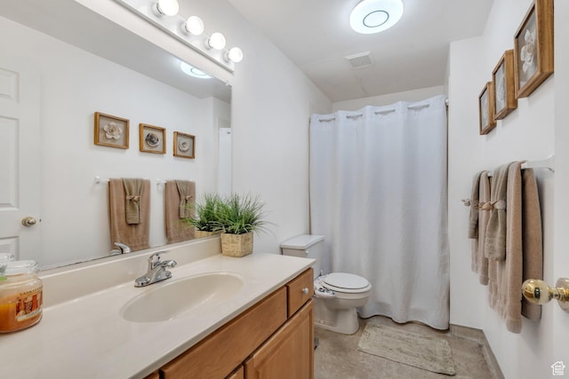 255 E 1230 N, Springville, UT 84663 - full bathroom with toilet, vanity, and a shower with shower curtain