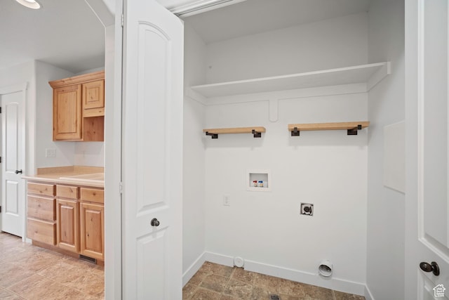 1563 N 450 E, North Ogden, UT 84404 - laundry room with hookup for a washing machine, electric dryer hookup, arched walkways, and baseboards