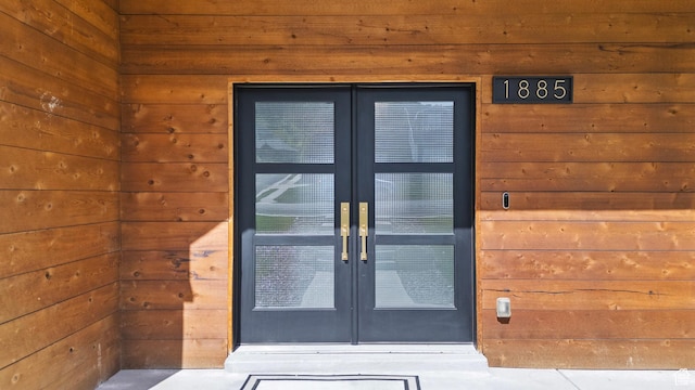 1885 N 2000 E, North Logan, UT 84341 - property entrance with french doors