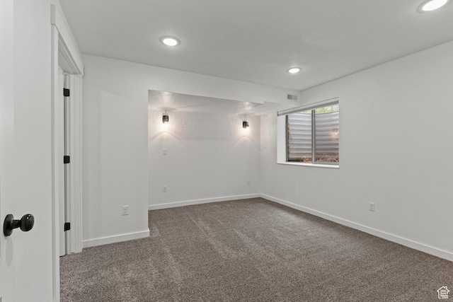 1885 N 2000 E, North Logan, UT 84341 - carpeted empty room featuring recessed lighting and baseboards