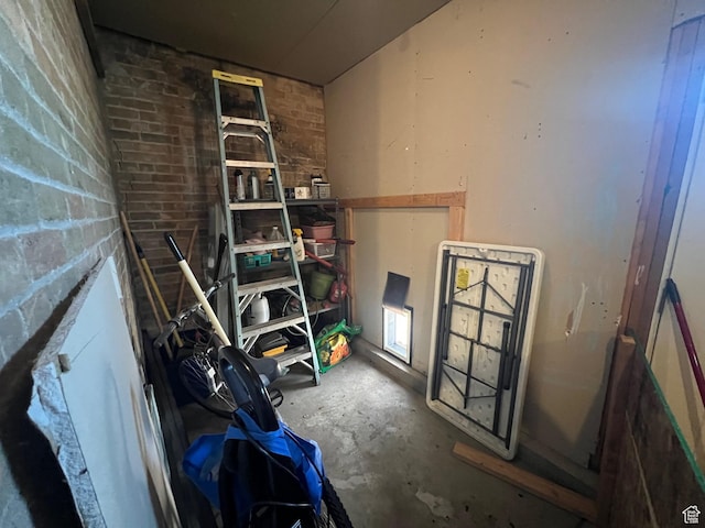 view of storage
