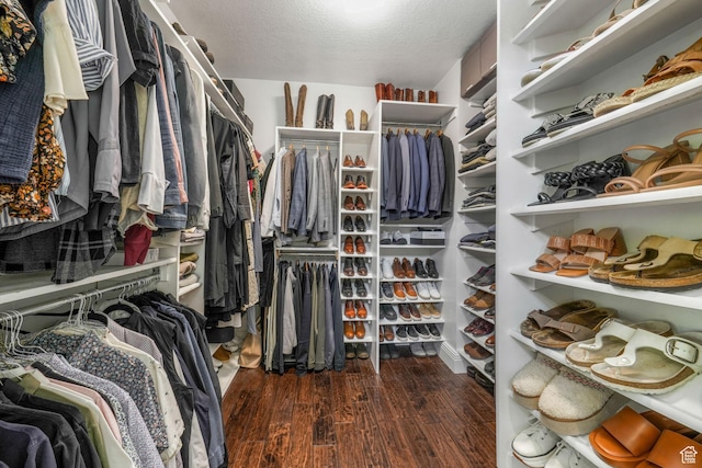 5982 N Rollins Ranch Rd W, Mountain Green, UT 84050 - spacious closet with wood finished floors