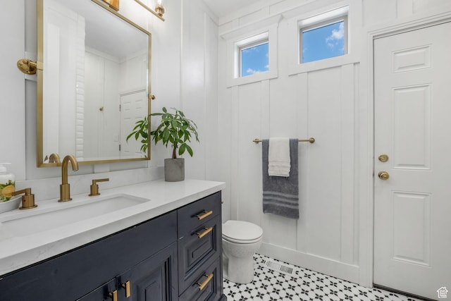 5982 N Rollins Ranch Rd W, Mountain Green, UT 84050 - bathroom featuring vanity and toilet