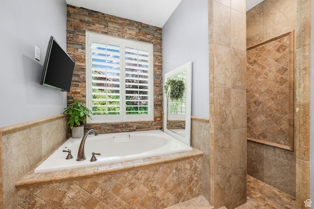 5982 N Rollins Ranch Rd W, Mountain Green, UT 84050 - full bathroom with healthy amount of natural light and a garden tub