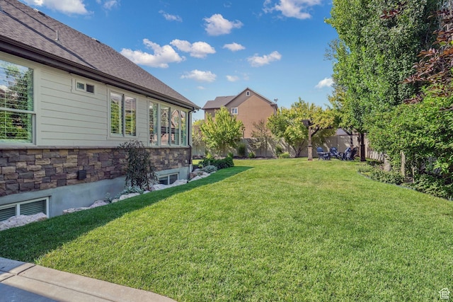 5982 N Rollins Ranch Rd W, Mountain Green, UT 84050 - view of fenced backyard