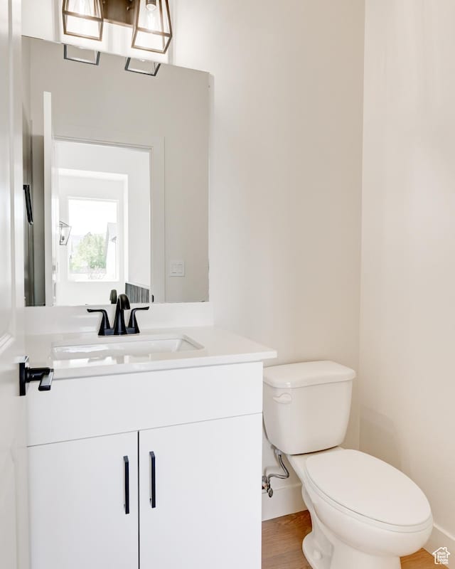 732 S Liberty Dr S, Cedar City, UT 84720 - half bath with toilet, vanity, and baseboards