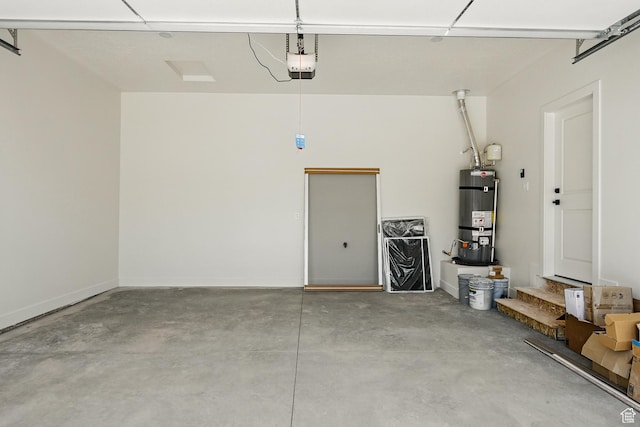 732 S Liberty Dr S, Cedar City, UT 84720 - garage with secured water heater and a garage door opener