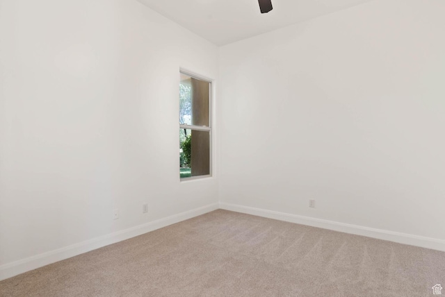 3134 S 355 W, Washington, UT 84780 - empty room featuring light colored carpet, baseboards, and ceiling fan