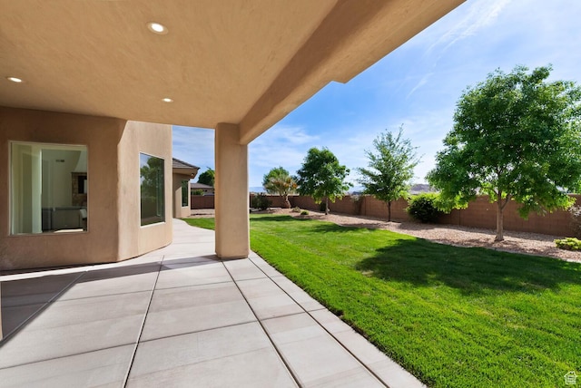 3134 S 355 W, Washington, UT 84780 - view of yard with a patio