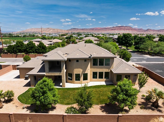 3134 S 355 W, Washington, UT 84780 - view from above of property with mountains