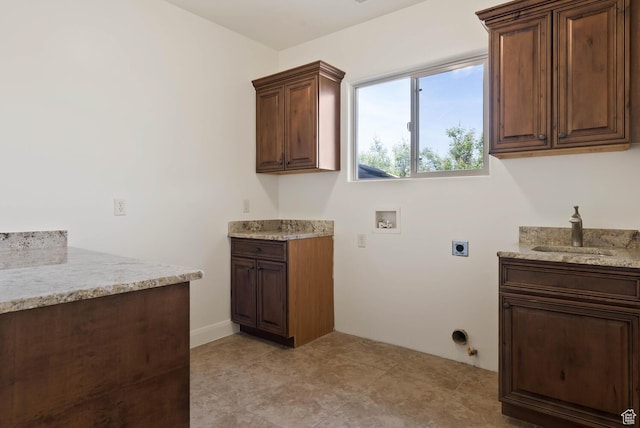 3134 S 355 W, Washington, UT 84780 - washroom featuring washer hookup, hookup for an electric dryer, cabinet space, and gas dryer hookup