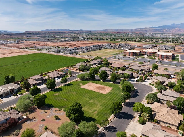3134 S 355 W, Washington, UT 84780 - aerial perspective of suburban area featuring a mountain backdrop