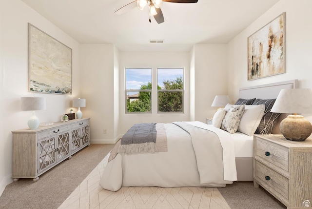3134 S 355 W, Washington, UT 84780 - bedroom with light carpet, ceiling fan, and baseboards