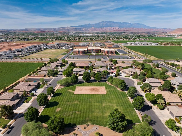 3134 S 355 W, Washington, UT 84780 - aerial view of residential area with a mountain backdrop
