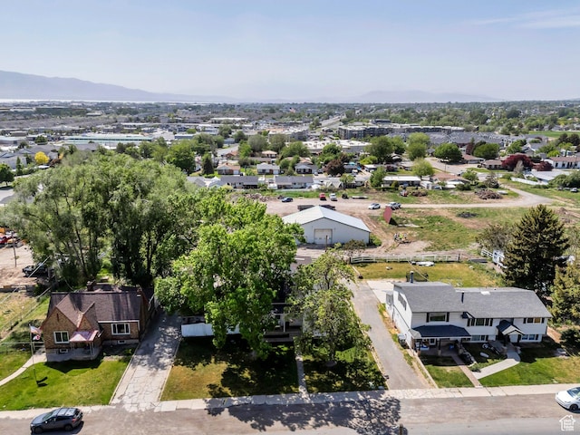 aerial perspective of suburban area