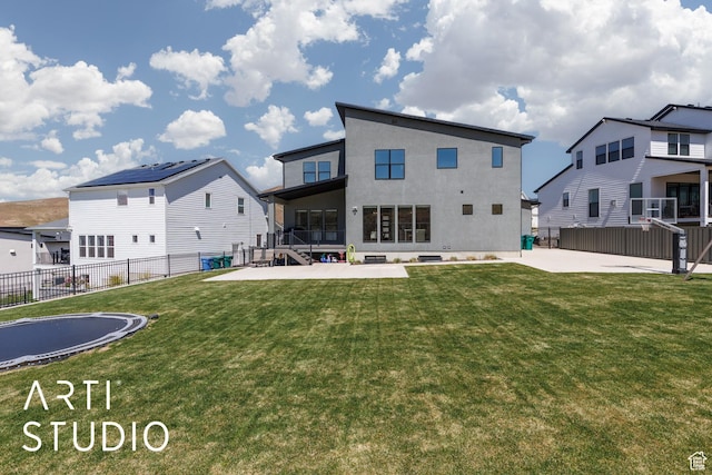 back of property featuring a patio area