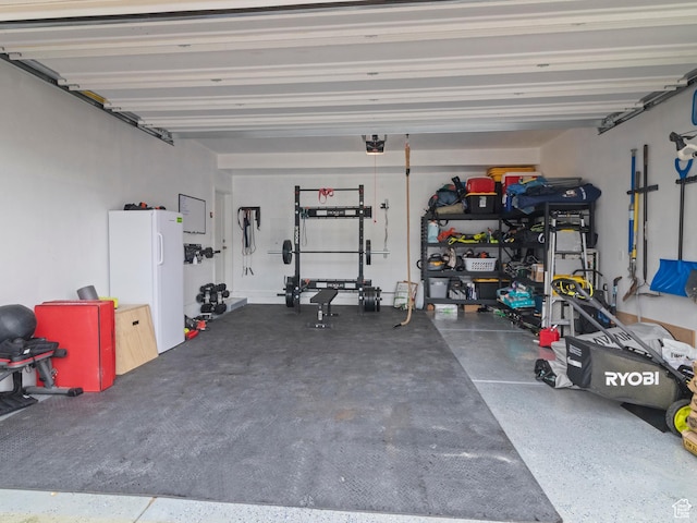 826 W 700 S, American Fork, UT 84003 - garage featuring a garage door opener and electric panel