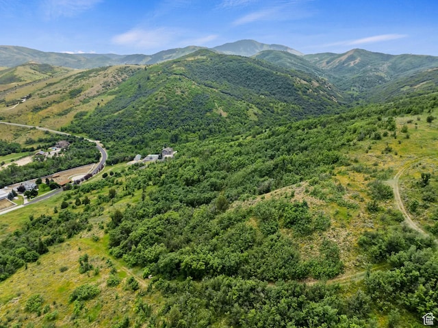 2333 S Falcon Way, Huntsville, UT 84317 - view of mountain backdrop featuring a heavily wooded area