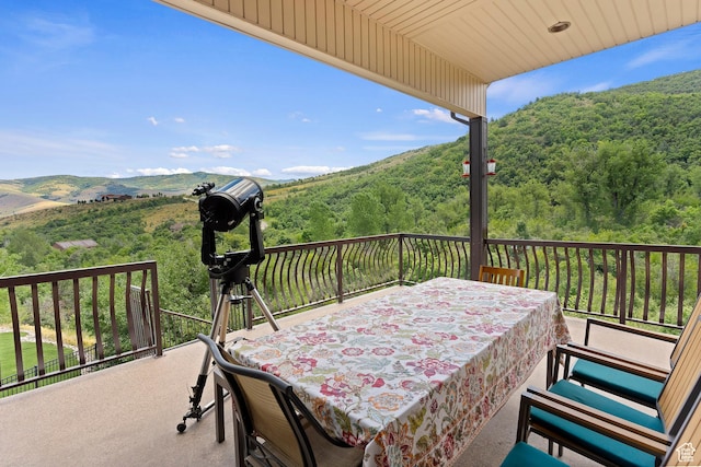 2333 S Falcon Way, Huntsville, UT 84317 - view of patio with a view of trees
