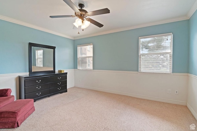 661 S 2220 W Unit 202, Pleasant Grove, UT 84062 - sitting room with carpet flooring, ceiling fan, crown molding, and baseboards