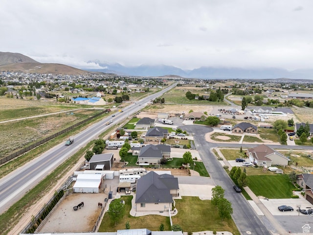1565 E Smithfield Dr, Eagle Mountain, UT 84005 - aerial view of property's location featuring nearby suburban area and mountains