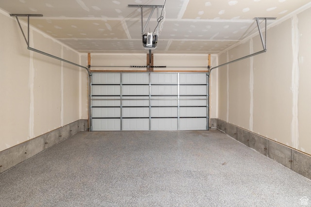 856 E 250 N, Hyrum, UT 84319 - garage featuring a garage door opener