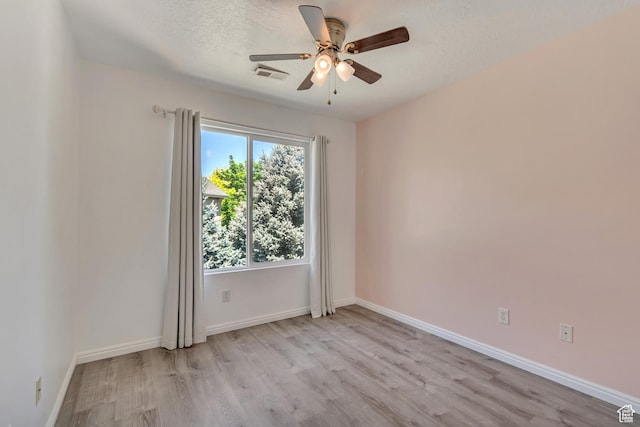 1524 W Napa Ave S, Bluffdale, UT 84065 - empty room featuring ceiling fan, light wood finished floors, and baseboards
