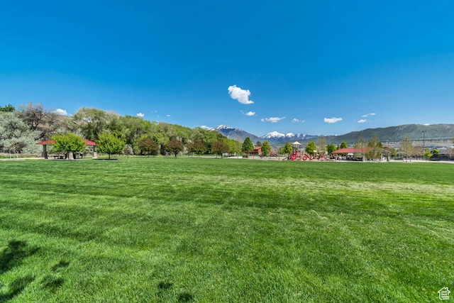 1524 W Napa Ave S, Bluffdale, UT 84065 - view of community featuring a mountain view and a lawn